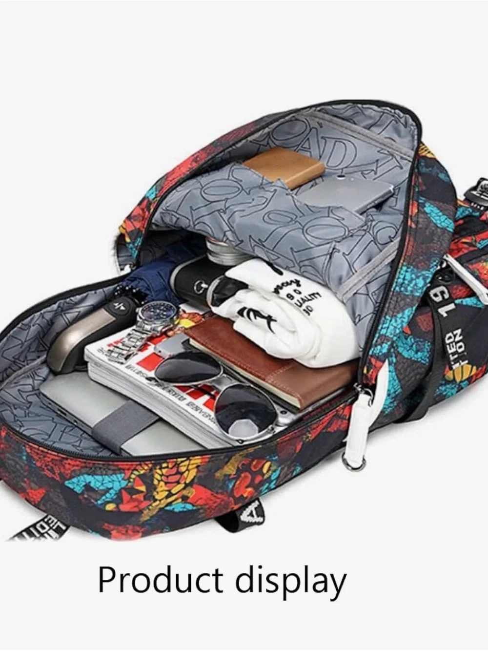 NWT - Luminous 23 Jordan Backpack for Men - Blue Black Glow
